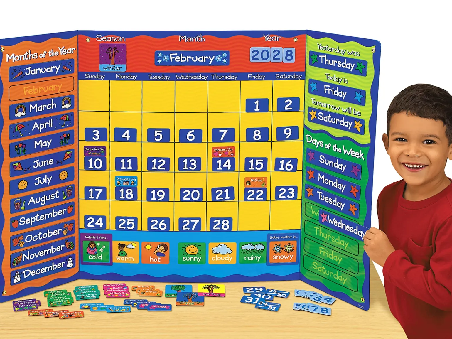 Magnetic Calendar Activity Center