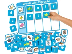 Magnetic Digraphs Word Building Board