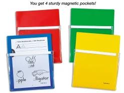 Magnetic Paper Pockets - Set of 4