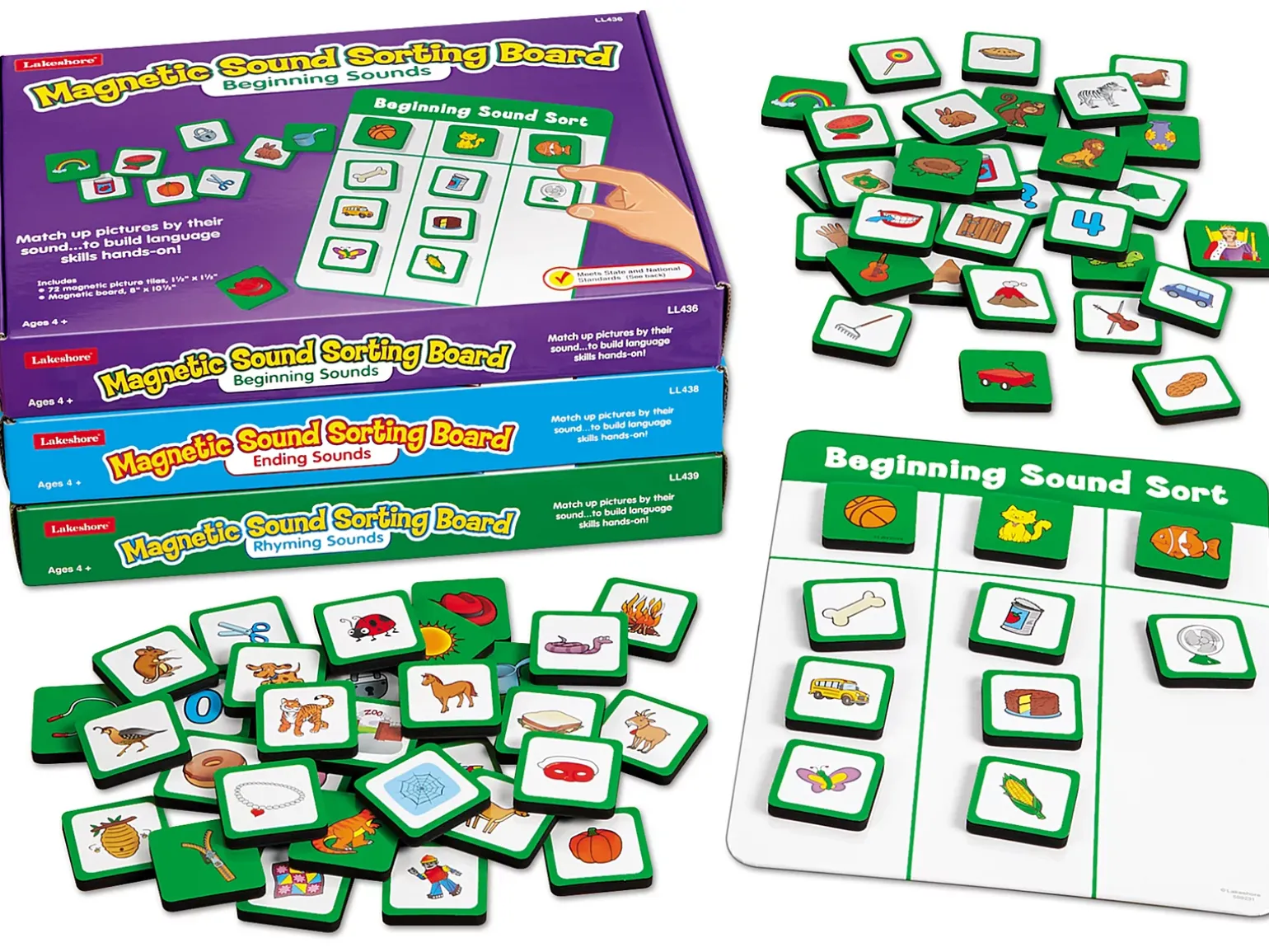 Magnetic Sound Sorting Boards - Complete Set