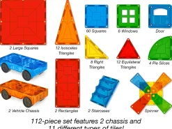 Magnetic Wonder Tiles® - City Builder
