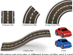 Magnetic Wonder Tiles® - Road Builder