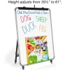 Magnetic Write & Wipe Adjustable Easel