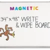 Magnetic Write & Wipe Board - 34" x 48"