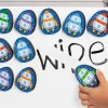 Magnetic Write & Wipe Erasers - Set of 10