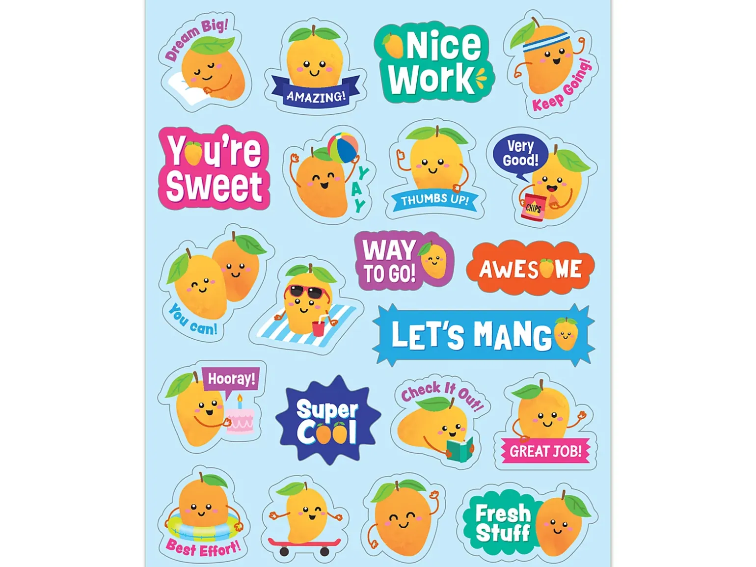 Mango-Scented Stickers