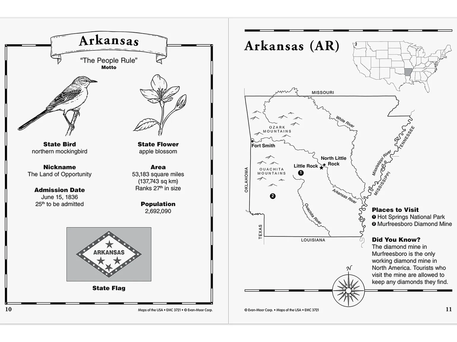 Maps of the USA Workbook