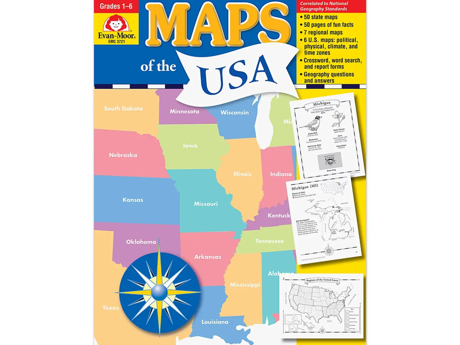 Maps of the USA Workbook