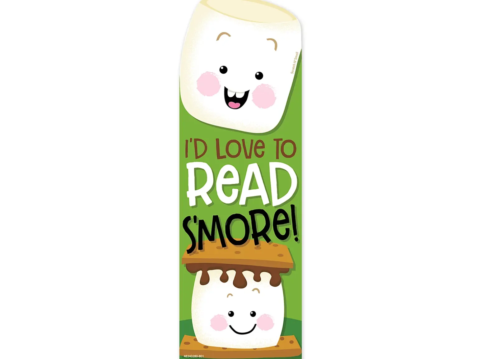 Marshmallow-Scented Bookmarks