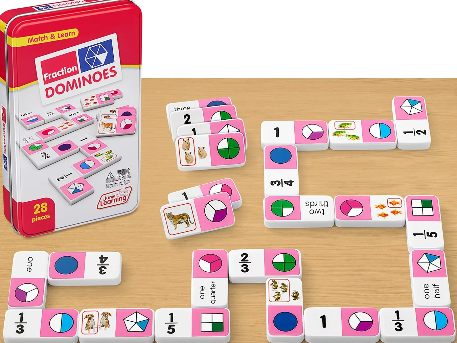 Mastering Fractions Dominoes