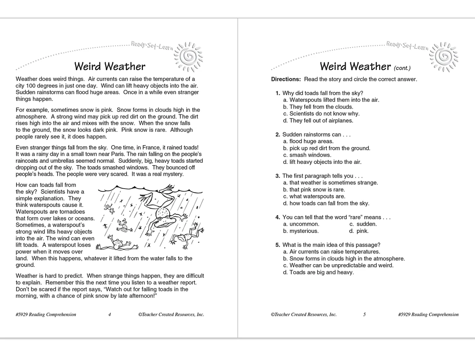 Master Reading Comprehension Workbook - Gr. 3