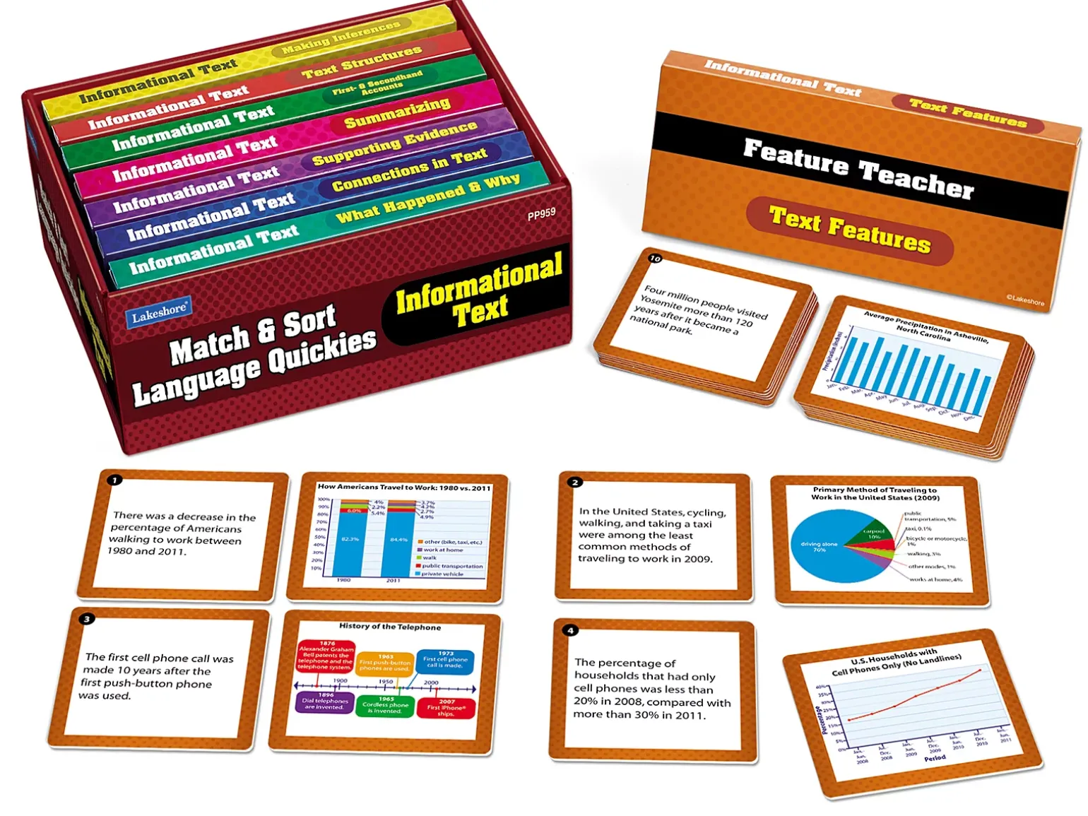 Match & Sort Informational Text Quickies - Gr. 4-5