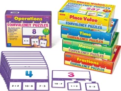 Math Equivalency Puzzles - Complete Set