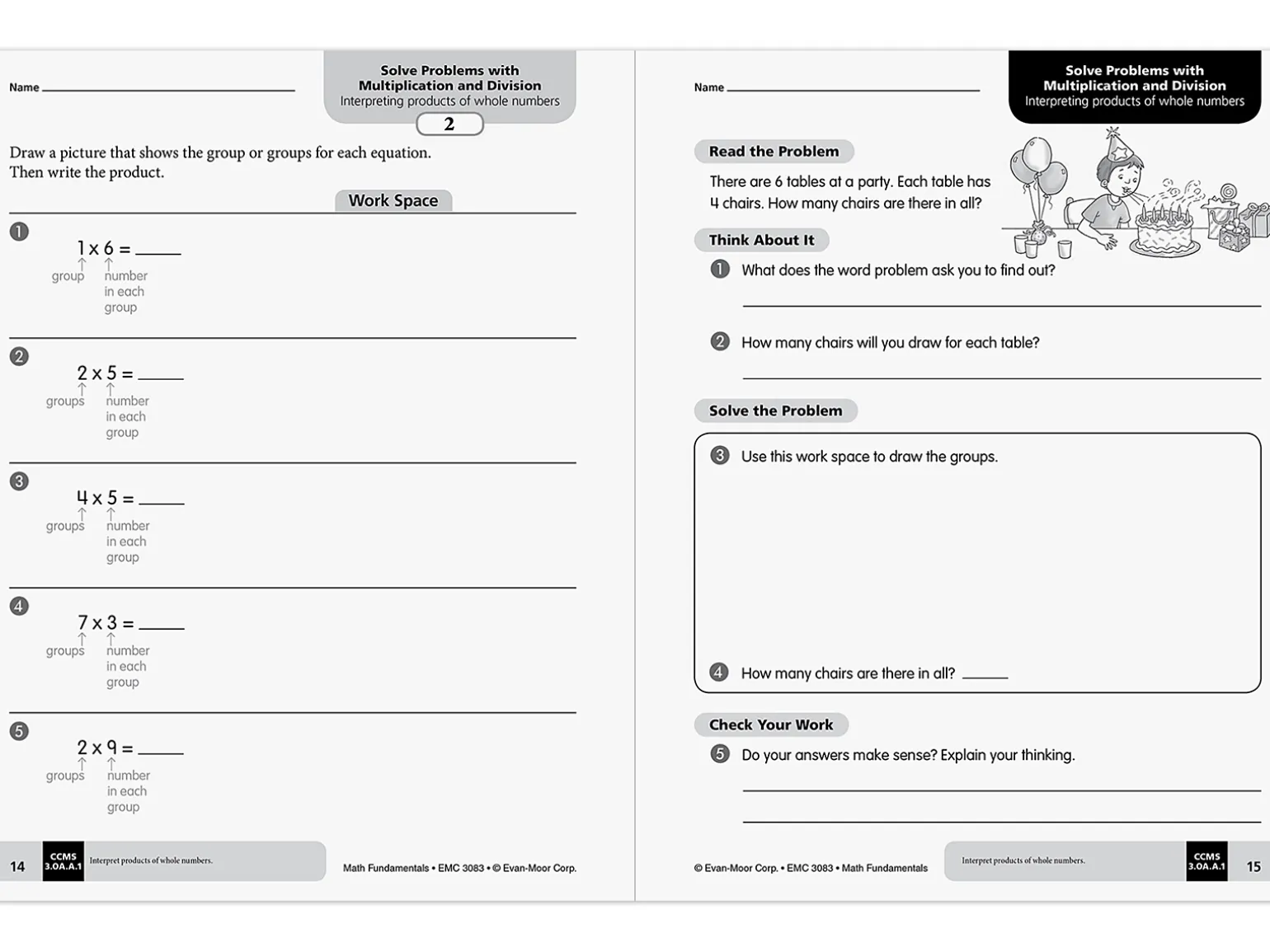Math Fundamentals Workbook - Gr. 3