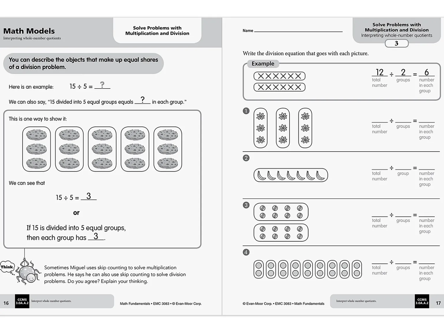 Math Fundamentals Workbook - Gr. 3