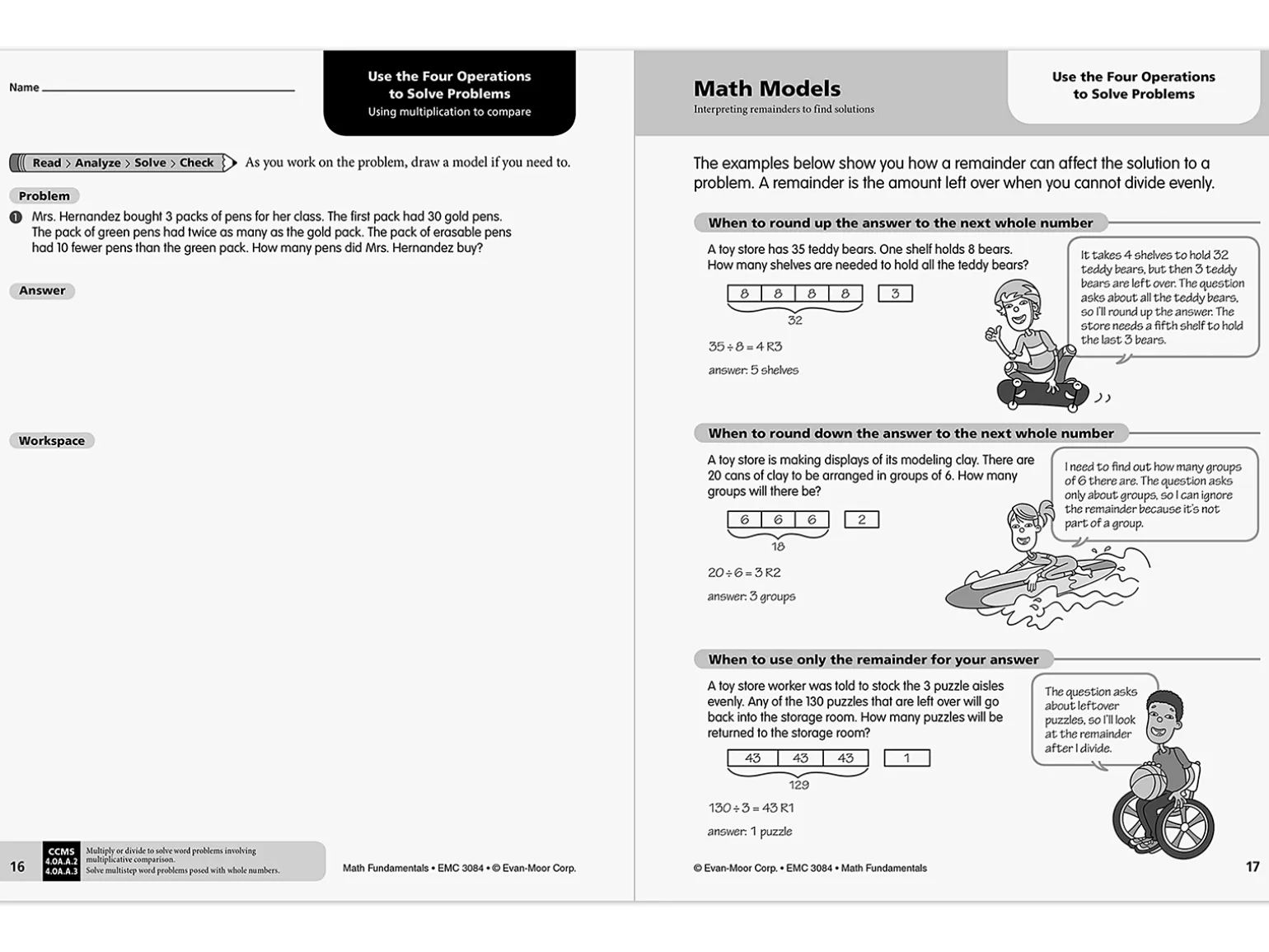 Math Fundamentals Workbook - Gr. 4