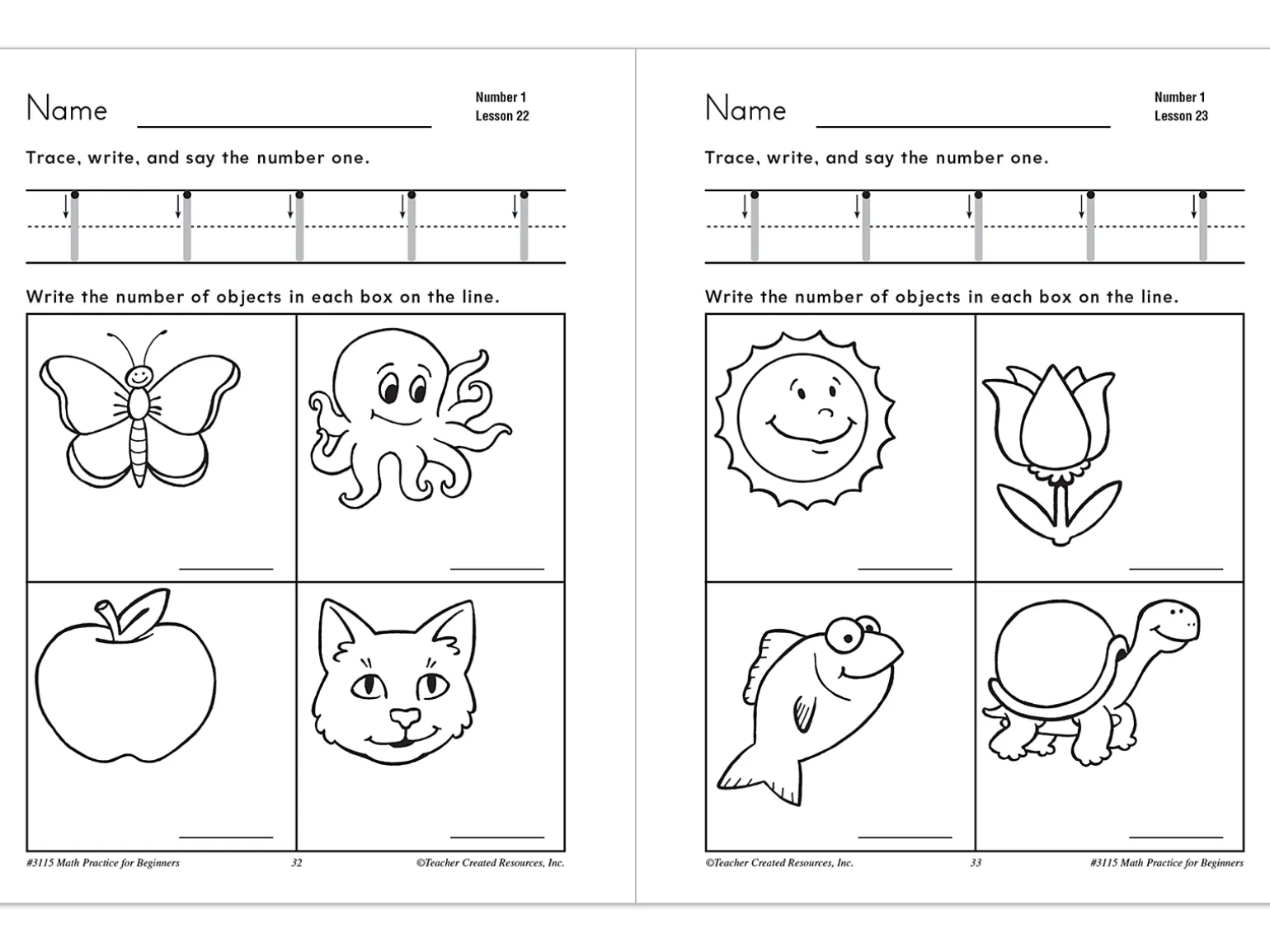 Math Practice for Beginners Workbook