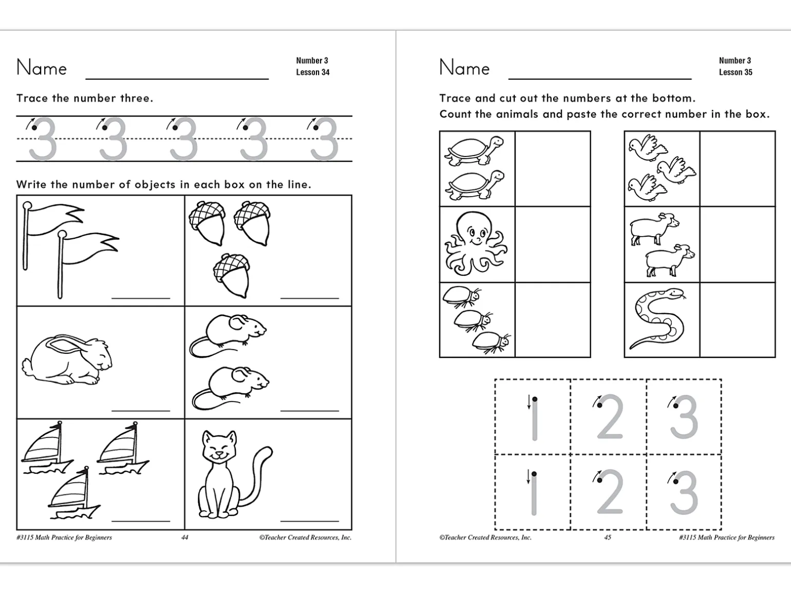 Math Practice for Beginners Workbook