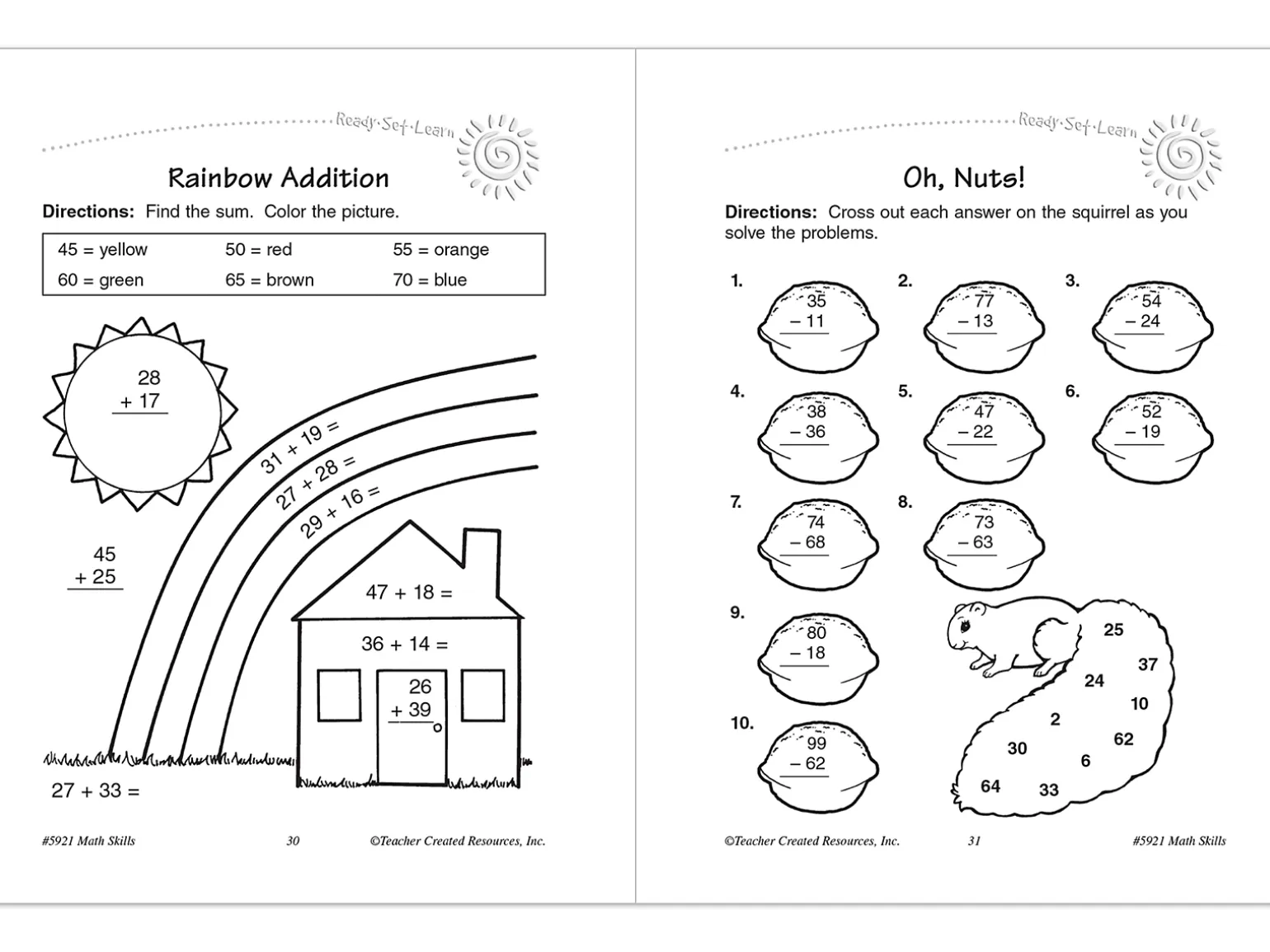 Math Skills Workbook - Gr. 2