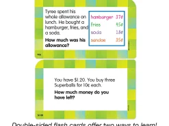 Math Word Problem Flash Cards - Gr. 1-3