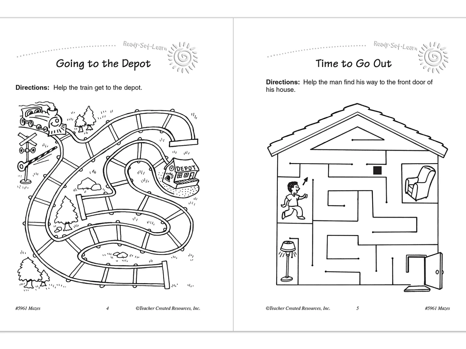 Mazes Workbook - Gr. 1