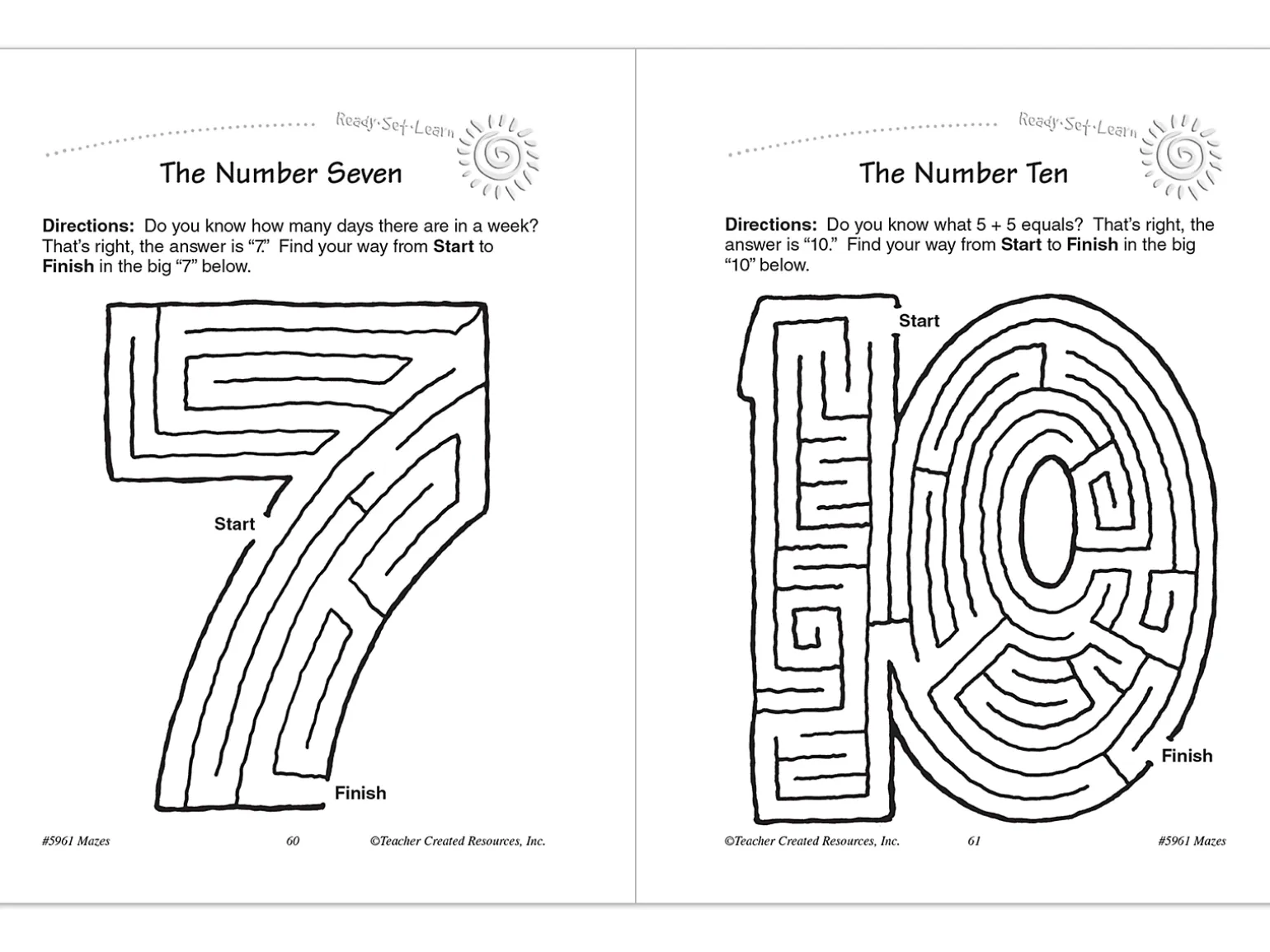 Mazes Workbook - Gr. 1