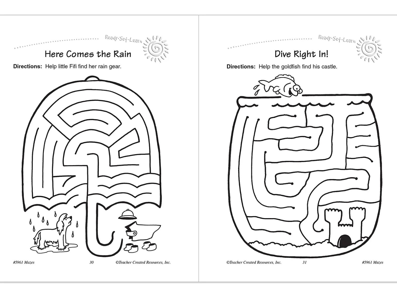 Mazes Workbook - Gr. 1