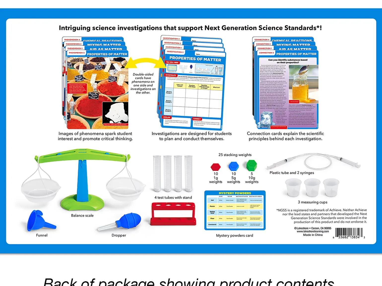 Meet the Standards Properties of Matter Kit - Gr. 5