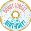 Mid-Century Mod Donut Birthday Badges