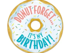 Mid-Century Mod Donut Birthday Badges