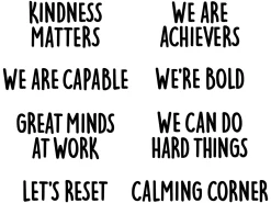 Mindset Motivational Bulletin Board Set