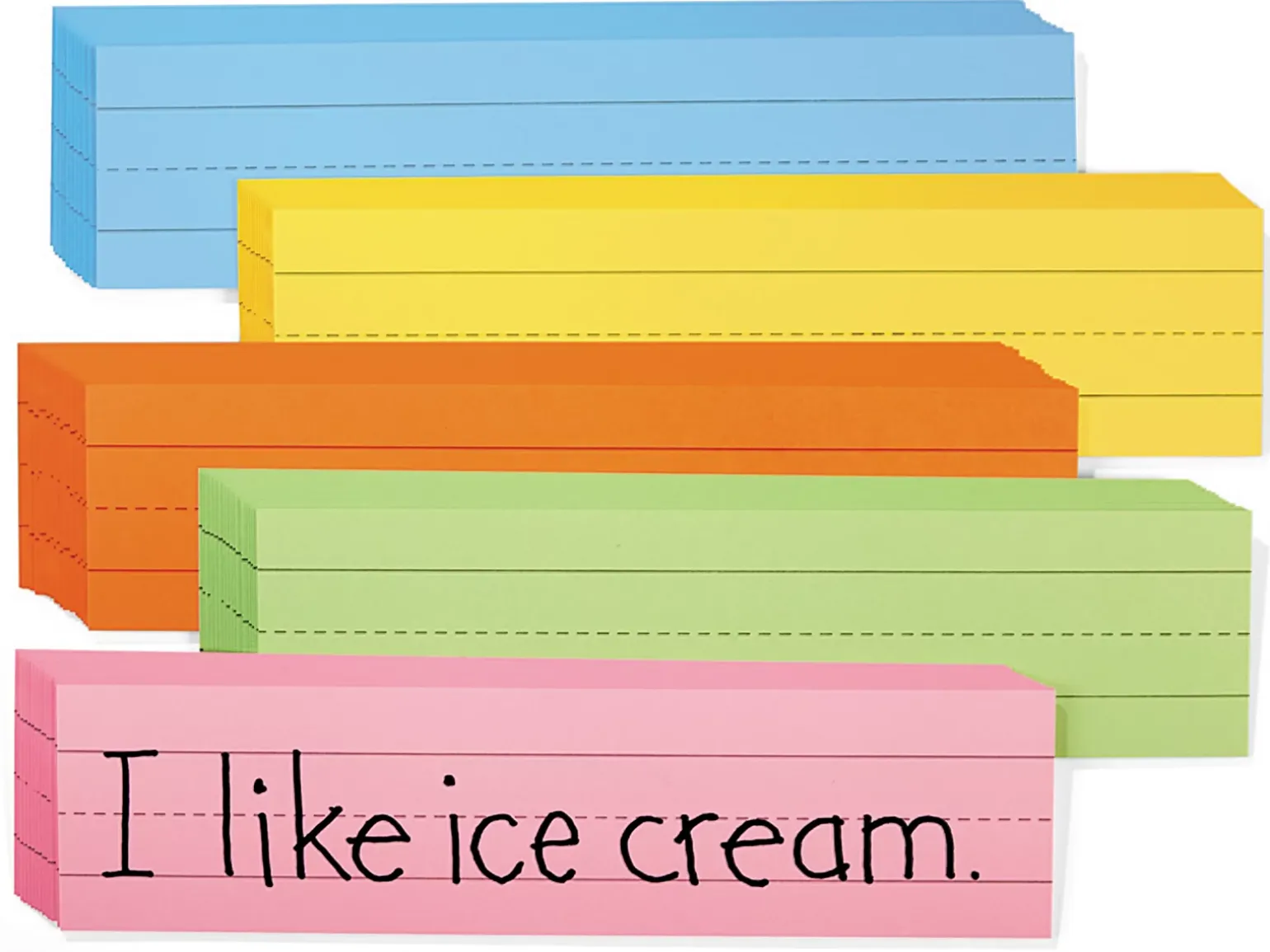 Mini Rainbow Sentence Strips