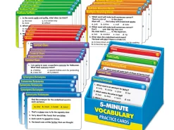 5-Minute Vocabulary Practice Cards - Gr. 3-5