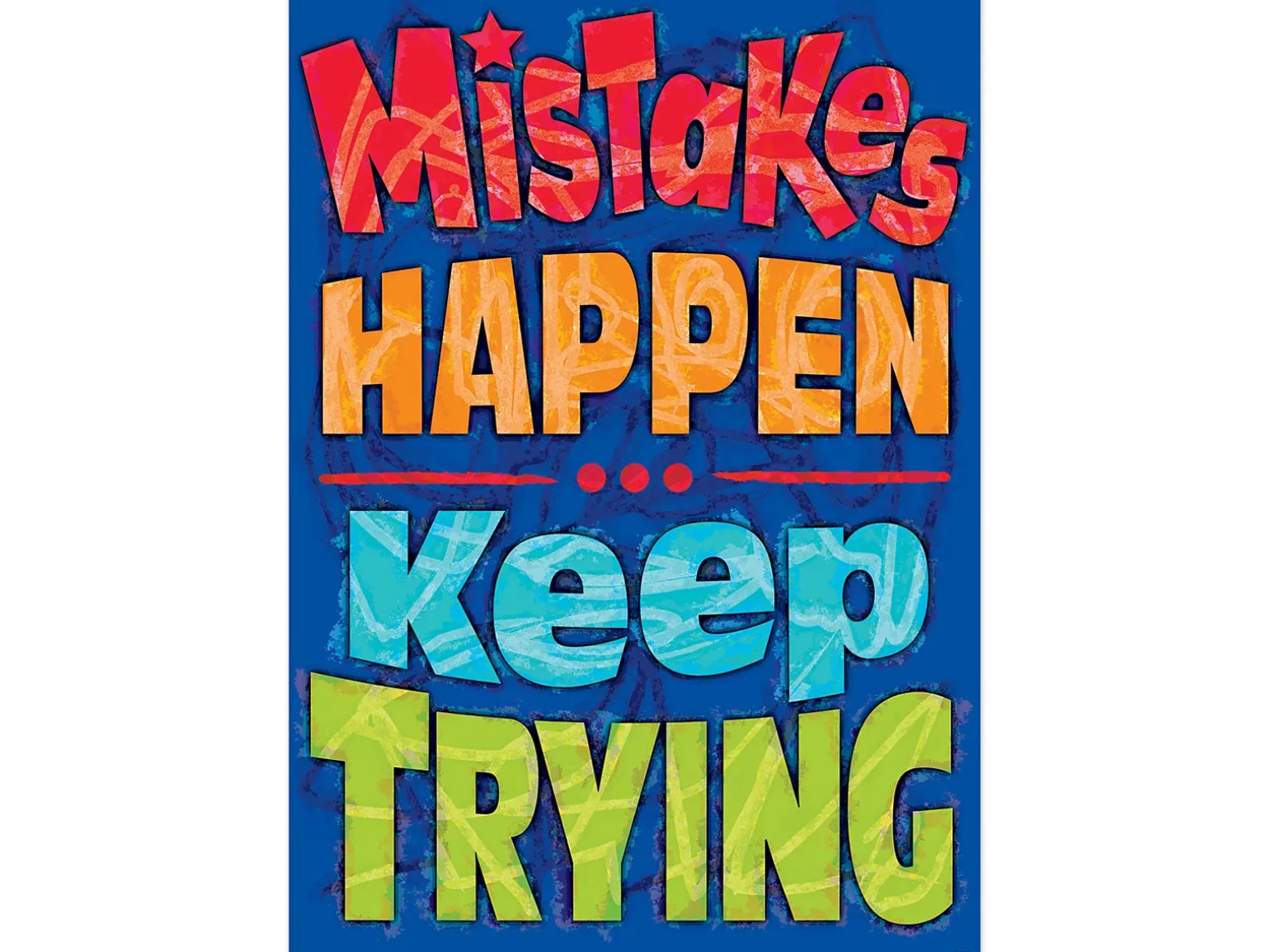 Mistakes Happen, Keep Trying Poster