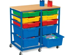 Mobile 10-Bin Storage Center