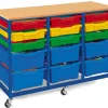 Mobile 15-Bin Storage Center