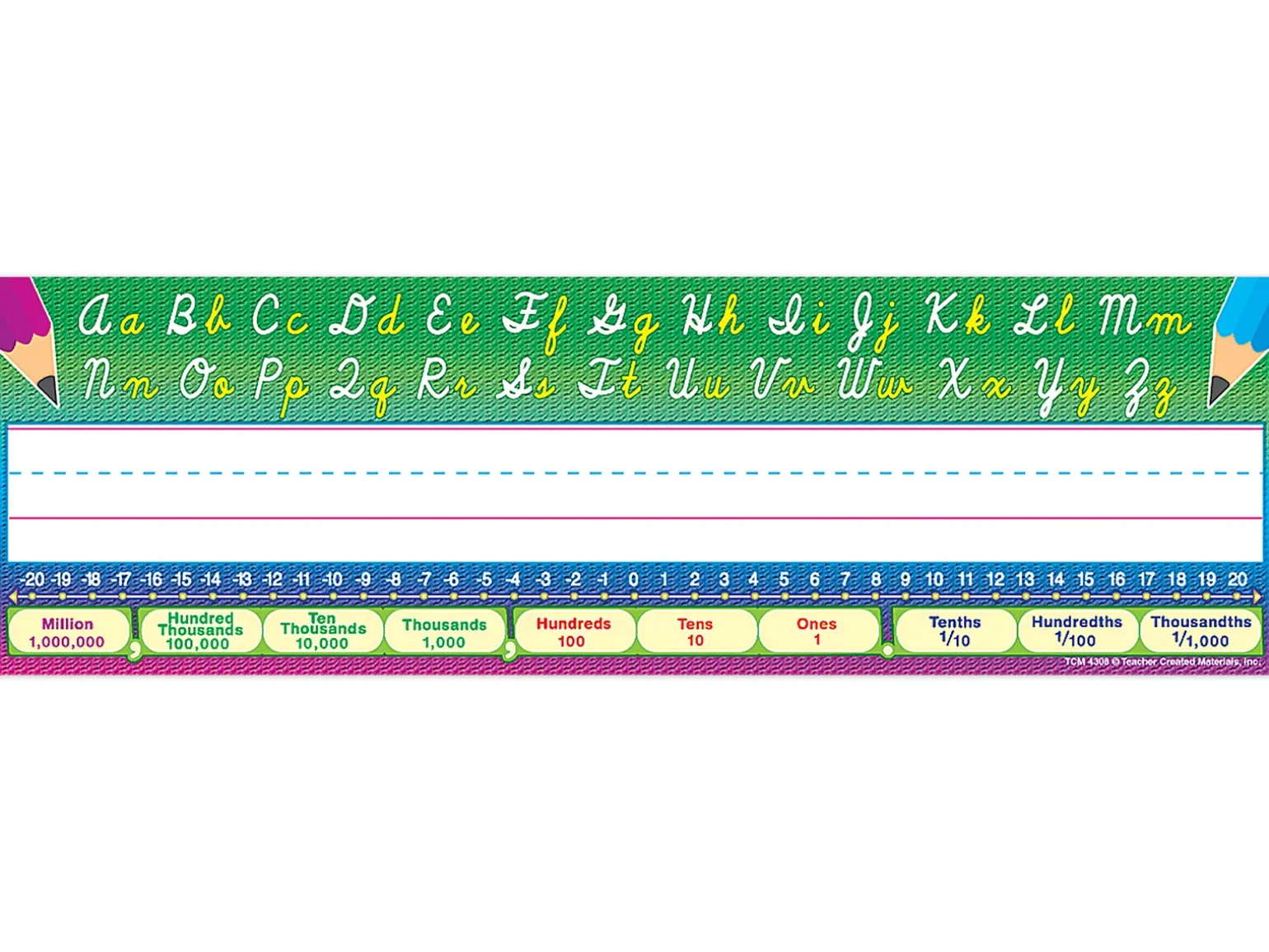 Modern Cursive Reference Nameplates - Gr. 3-6