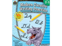 Modern Cursive Writing Practice Workbook