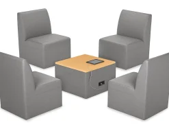 Modern Edge Chair & Powered Table Zone