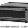 Modern Edge Mobile 4-Shelf All-Purpose Storage Unit