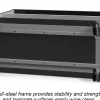 Modern Edge Mobile 2-Shelf All-Purpose Storage Unit