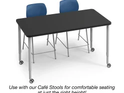 Modern Edge Mobile Standing-Height Science Table