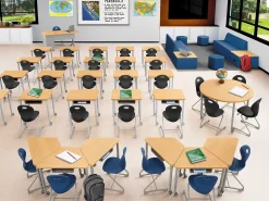 Modern Edge Mobile Teacher Desk