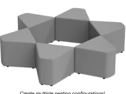 Modern Edge Mobile Wedge Lounge Seat