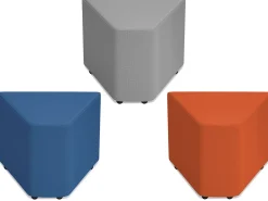Modern Edge Mobile Wedge Lounge Seat