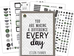 Modern Farmhouse Lesson Plan Book