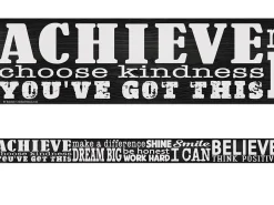 Modern Farmhouse Positive Sayings Border