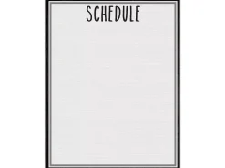 Modern Farmhouse Write & Wipe Schedule Poster