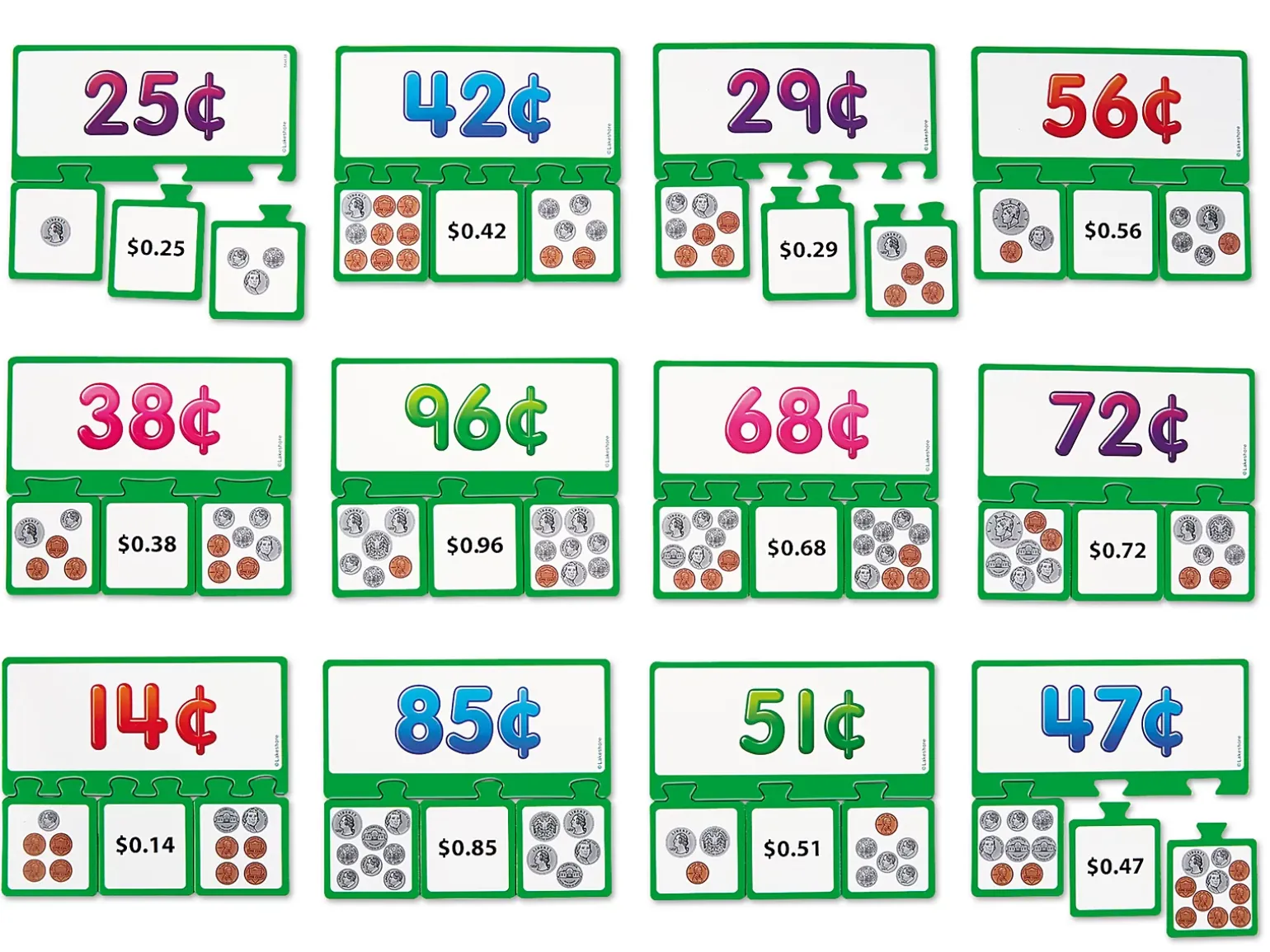 Money Equivalency Puzzles
