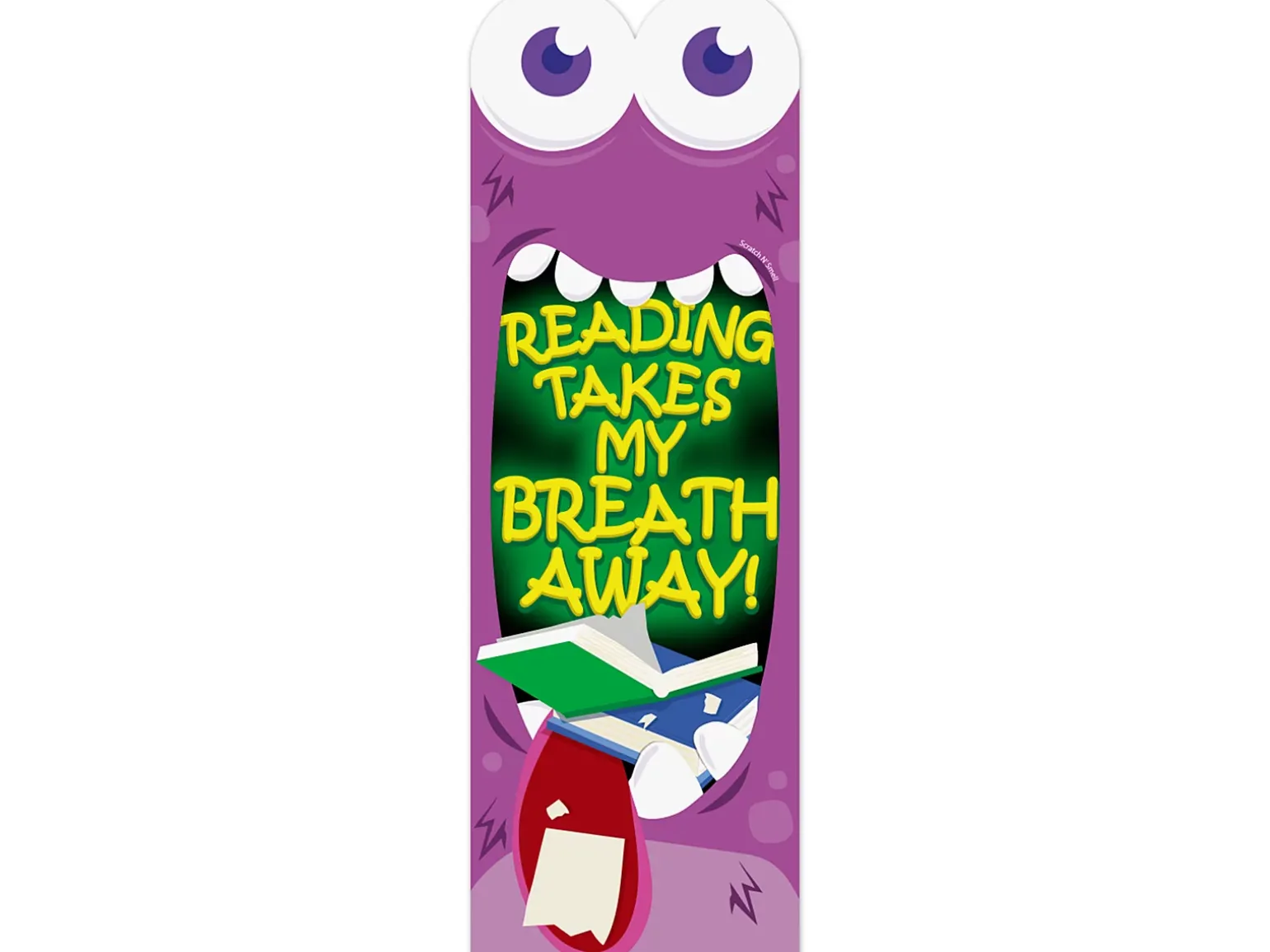 Monster Breath-Scented Bookmarks